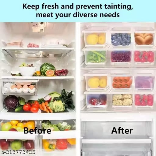 Fridge Storage Boxes Set of 6