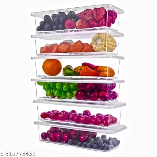 Fridge Storage Boxes Set of 6